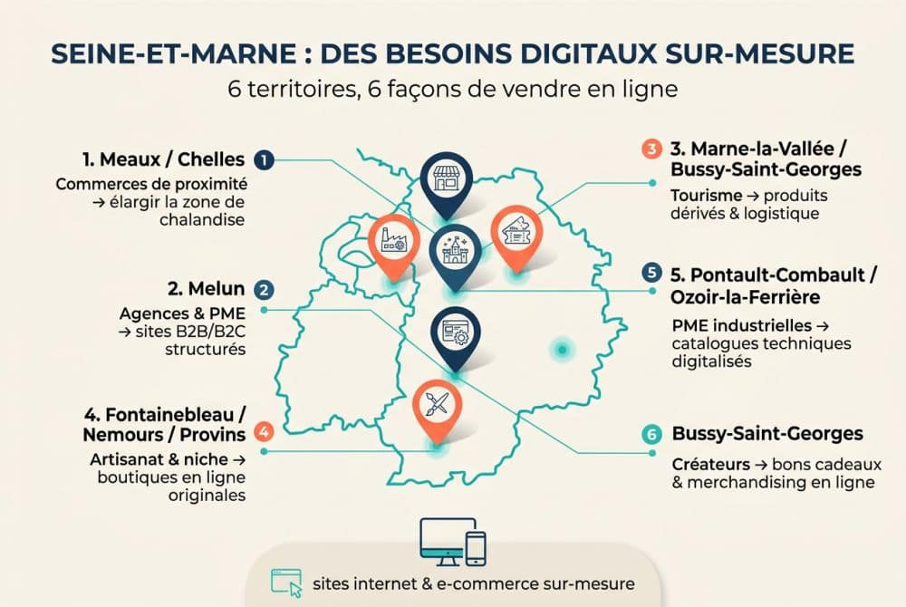 Les villes et secteurs de Seine-et-Marne que nous accompagnons au quotidien