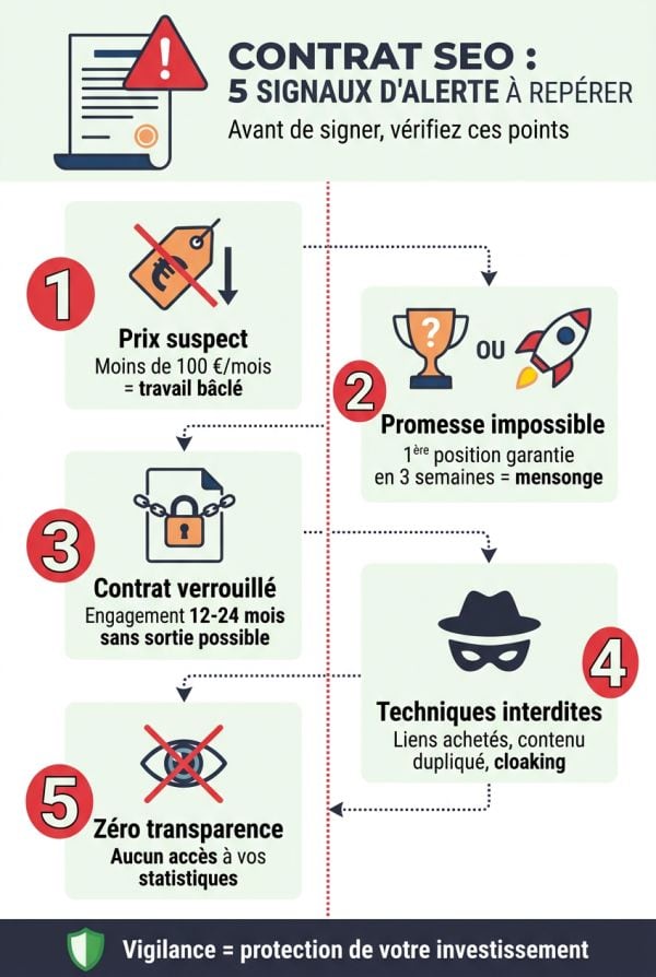 Les signaux d'alerte à repérer avant de signer un contrat